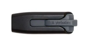 USB-Stick „V3“, schwarz-grau, 128GB, USB 3.0, 80/25 MB/sec, VERBATIM